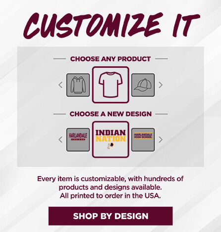 HARLANDALE HIGH SCHOOL INDIANS Small Multi Module Banner: 2024 Q1 - Customize It Banner