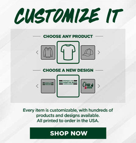 WESTHAMPTON BEACH HIGH SCHOOL HURRICANES Small Multi Module Banner: 2024 Q1 - Customize It Banner