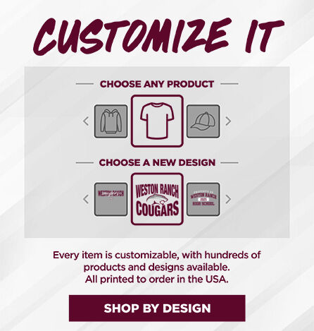 WESTON RANCH HIGH SCHOOL COUGARS Small Multi Module Banner: 2024 Q1 - Customize It Banner