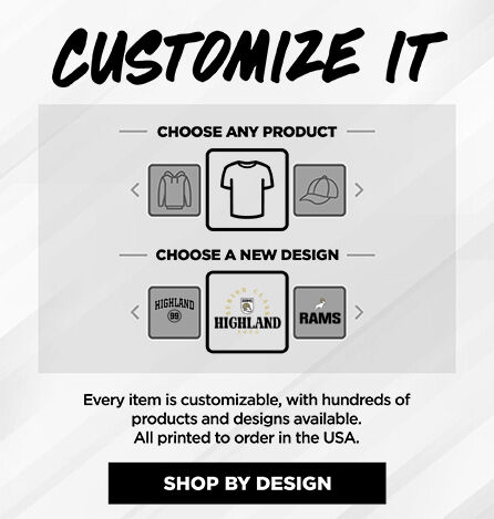 HIGHLAND HIGH SCHOOL RAMS Small Multi Module Banner: 2024 Q1 - Customize It Banner