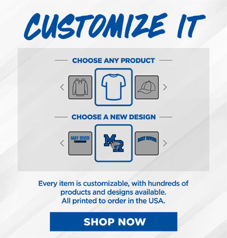 MAY RIVER HIGH SCHOOL SHARKS Small Multi Module Banner: 2024 Q1 - Customize It Banner