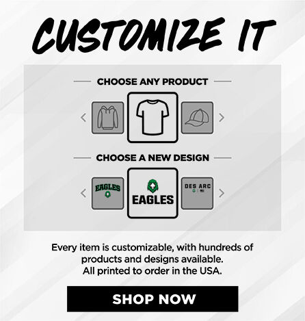 DES ARC HIGH SCHOOL EAGLES Small Multi Module Banner: 2024 Q1 - Customize It Banner