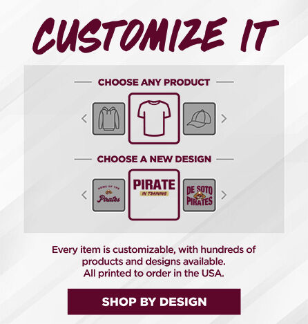 DE SOTO HIGH SCHOOL PIRATES Small Multi Module Banner: 2024 Q1 - Customize It Banner