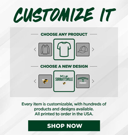 SURRATTSVILLE HIGH SCHOOL HORNETS Small Multi Module Banner: 2024 Q1 - Customize It Banner