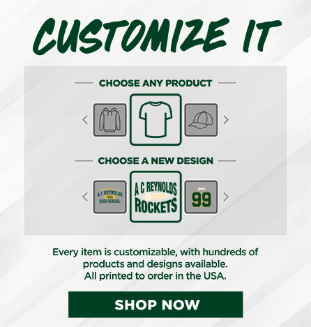 A C REYNOLDS HIGH SCHOOL ROCKETS Small Multi Module Banner: 2024 Q1 - Customize It Banner