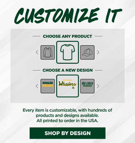 NEW LONDON HIGH SCHOOL WHALERS Small Multi Module Banner: 2024 Q1 - Customize It Banner
