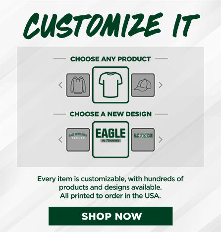 EAST HENDERSON HIGH SCHOOL EAGLES Small Multi Module Banner: 2024 Q1 - Customize It Banner