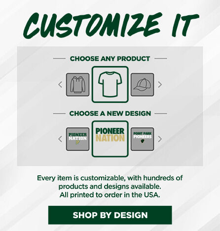 Point Park Athletics The Official Pioneer Online Store Small Multi Module Banner: 2024 Q1 - Customize It Banner