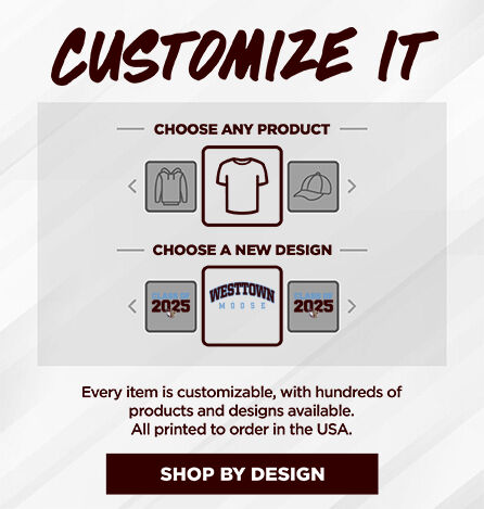 Westtown School official sideline store Small Multi Module Banner: 2024 Q1 - Customize It Banner