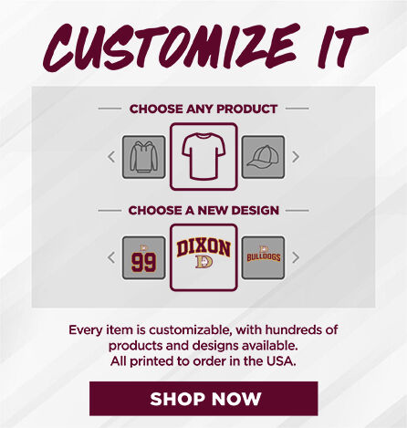 DIXON HIGH SCHOOL BULLDOGS Small Multi Module Banner: 2024 Q1 - Customize It Banner