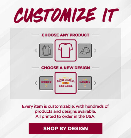 SCECINA MEMORIAL HIGH SCHOOL CRUSADERS Small Multi Module Banner: 2024 Q1 - Customize It Banner