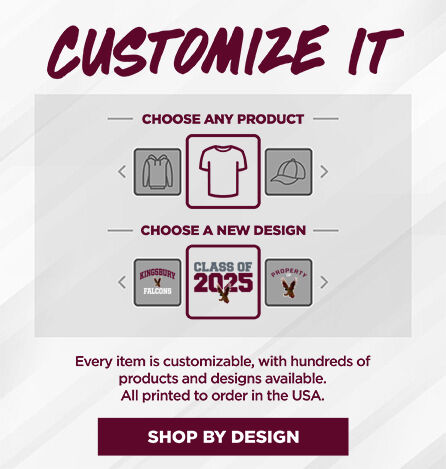 KINGSBURY HIGH SCHOOL FALCONS Small Multi Module Banner: 2024 Q1 - Customize It Banner