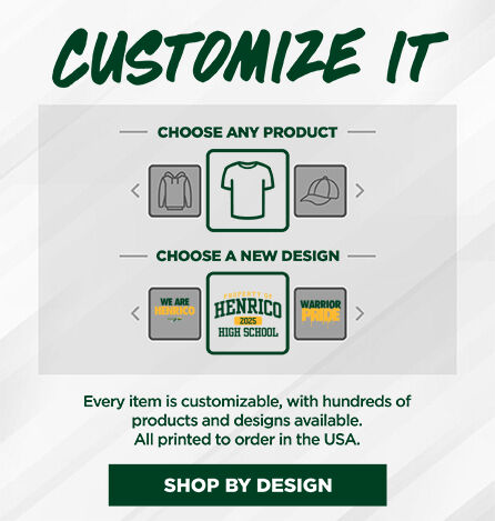HENRICO HIGH SCHOOL WARRIORS Small Multi Module Banner: 2024 Q1 - Customize It Banner