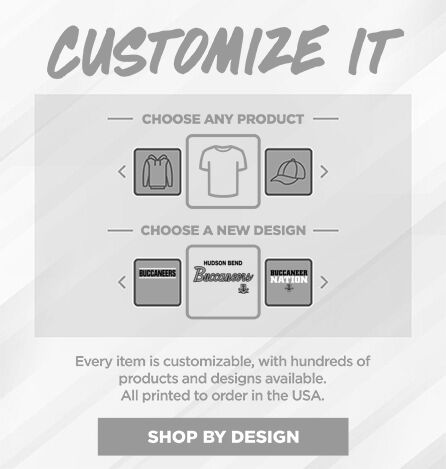 Hudson Bend Middle School Buccaneers Online Store Small Multi Module Banner: 2024 Q1 - Customize It Banner