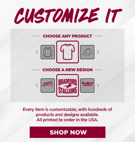 Bradford K-8 School Stallions Online Store Small Multi Module Banner: 2024 Q1 - Customize It Banner
