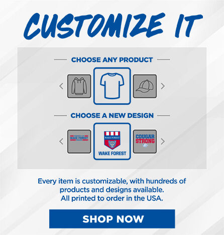 Wake Forest Cougars Small Multi Module Banner: 2024 Q1 - Customize It Banner