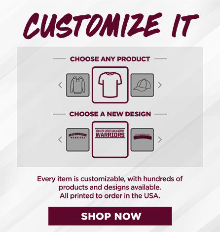New Life Christian Academy Warriors Small Multi Module Banner: 2024 Q1 - Customize It Banner
