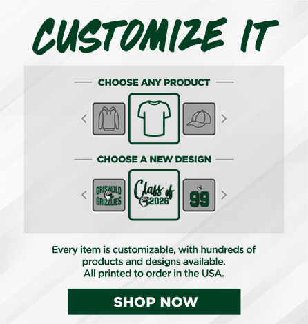 Griswold  Grizzlies Small Multi Module Banner: 2024 Q1 - Customize It Banner