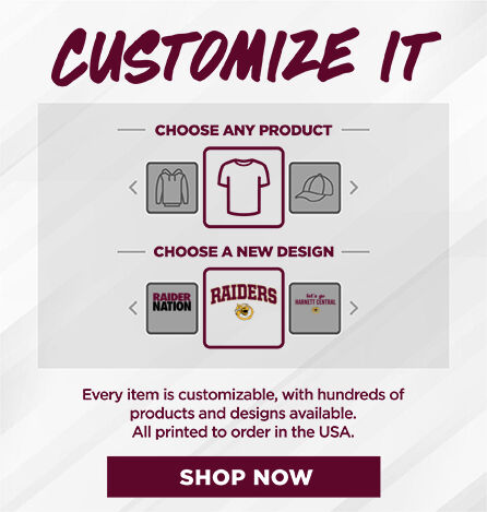 Harnett Central  Raiders Small Multi Module Banner: 2024 Q1 - Customize It Banner