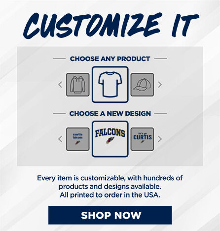 Curtis  Falcons Small Multi Module Banner: 2024 Q1 - Customize It Banner