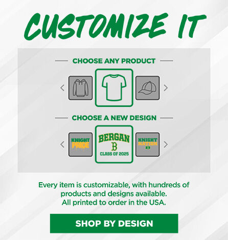 Bergan Knights Small Multi Module Banner: 2024 Q1 - Customize It Banner