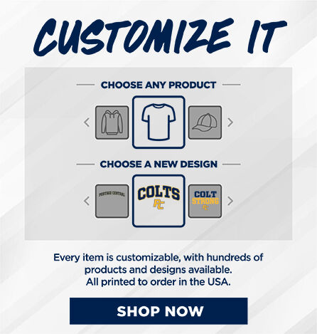 Portage Central  Colts Small Multi Module Banner: 2024 Q1 - Customize It Banner