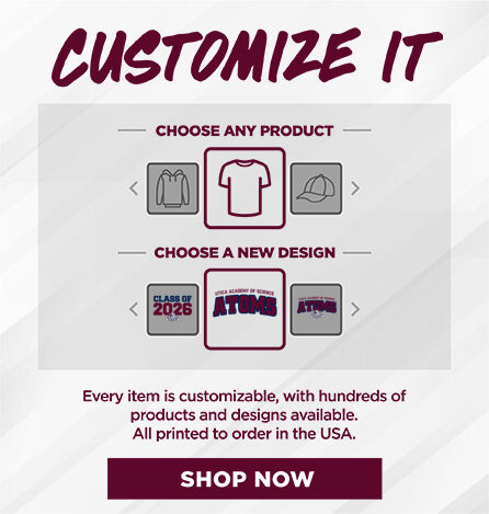 Utica Academy Of Science  Atoms Small Multi Module Banner: 2024 Q1 - Customize It Banner