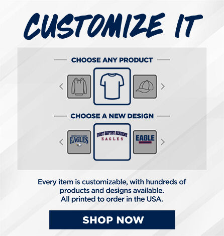 First Baptist Academy Eagles Small Multi Module Banner: 2024 Q1 - Customize It Banner