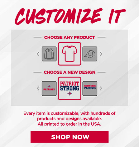 SANDY CREEK HIGH SCHOOL PATRIOTS Small Multi Module Banner: 2024 Q1 - Customize It Banner
