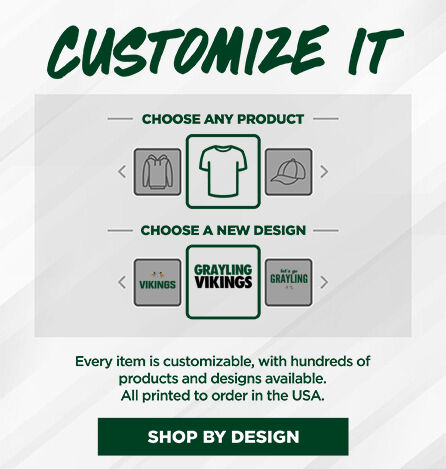 GRAYLING HIGH SCHOOL VIKINGS Small Multi Module Banner: 2024 Q1 - Customize It Banner