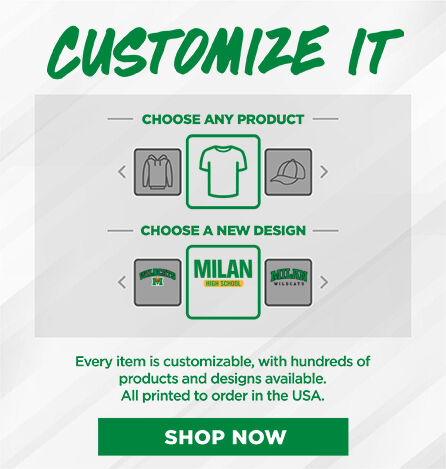 MILAN HIGH SCHOOL WILDCATS Small Multi Module Banner: 2024 Q1 - Customize It Banner