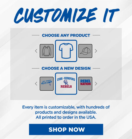 CUBA-RUSHFORD HIGH SCHOOL REBELS Small Multi Module Banner: 2024 Q1 - Customize It Banner