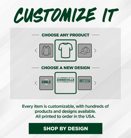 Zionsville High School Eagles Online Store Small Multi Module Banner: 2024 Q1 - Customize It Banner