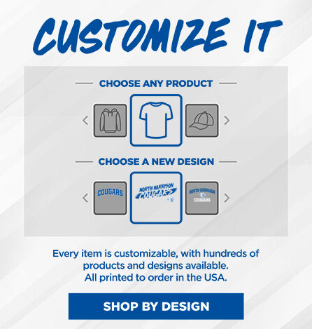 NORTH HARRISON Cougars Online Store Small Multi Module Banner: 2024 Q1 - Customize It Banner