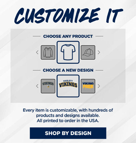 HASLETT HIGH SCHOOL VIKINGS Small Multi Module Banner: 2024 Q1 - Customize It Banner
