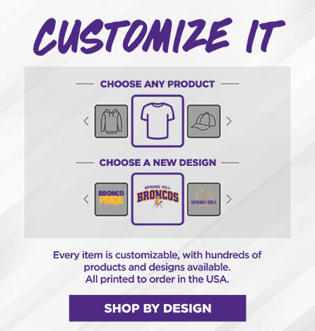 SPRING HILL HIGH SCHOOL BRONCOS Small Multi Module Banner: 2024 Q1 - Customize It Banner