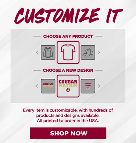 OAKTON HIGH SCHOOL COUGARS Small Multi Module Banner: 2024 Q1 - Customize It Banner