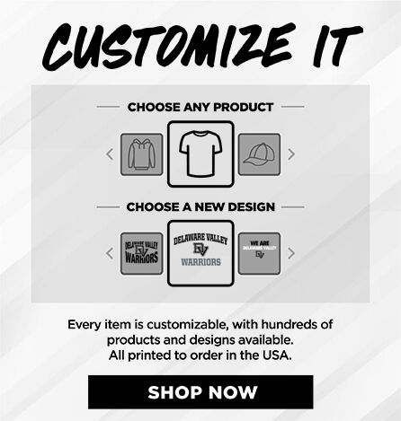 DELAWARE VALLEY HIGH SCHOOL WARRIORS Small Multi Module Banner: 2024 Q1 - Customize It Banner