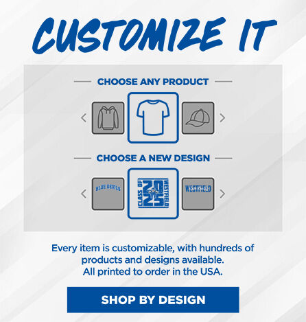 WESTFIELD HIGH SCHOOL BLUE DEVILS Small Multi Module Banner: 2024 Q1 - Customize It Banner