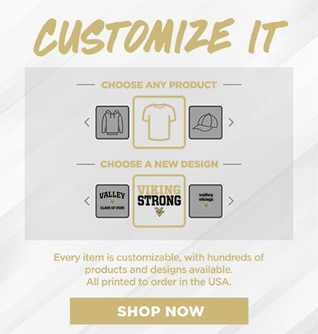 VALLEY HIGH SCHOOL VIKINGS Small Multi Module Banner: 2024 Q1 - Customize It Banner