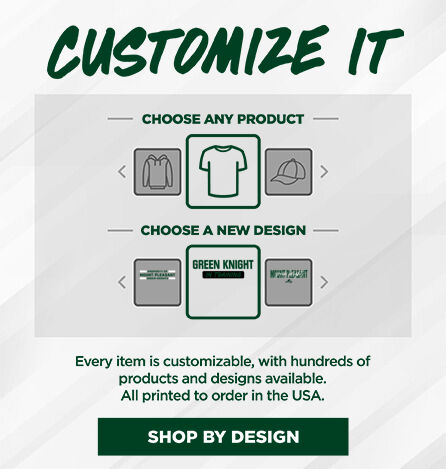 MOUNT PLEASANT GREEN KNIGHTS The Official Online Store Small Multi Module Banner: 2024 Q1 - Customize It Banner