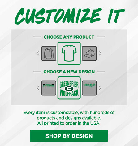 GREENBRIER HIGH SCHOOL WOLFPACK Small Multi Module Banner: 2024 Q1 - Customize It Banner