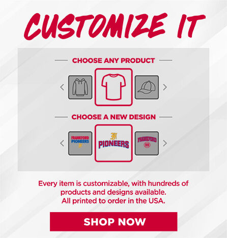 FRANKFORD HIGH SCHOOL PIONEERS Small Multi Module Banner: 2024 Q1 - Customize It Banner