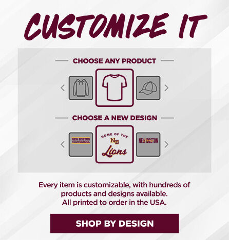 NEW BOSTON HIGH SCHOOL LIONS Small Multi Module Banner: 2024 Q1 - Customize It Banner