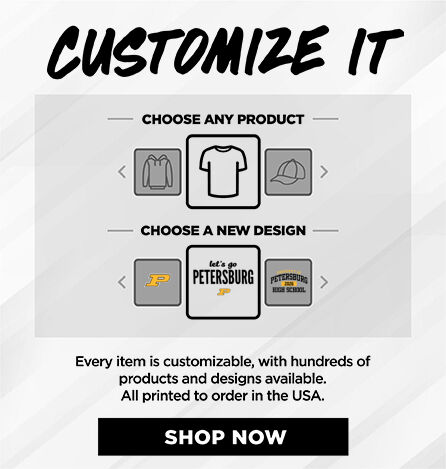 PETERSBURG HIGH SCHOOL BUFFALOES Small Multi Module Banner: 2024 Q1 - Customize It Banner