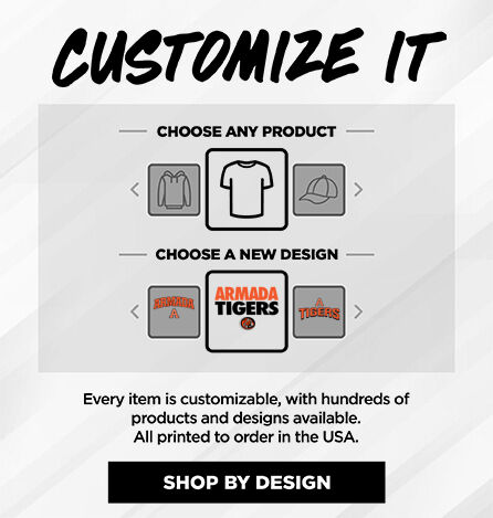 Armada Tigers official sideline store Small Multi Module Banner: 2024 Q1 - Customize It Banner