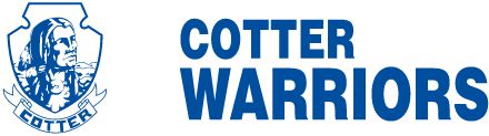 COTTER HIGH SCHOOL Sideline Store Warriors (COTTER, ARKANSAS) Spirit Apparel & Accessories Store