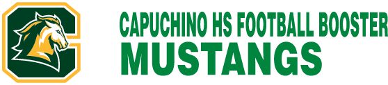 Capuchino Hs Football Booster Sideline Store Mustangs (SAN MATEO, CALIFORNIA) Spirit Apparel & Accessories Store