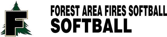 Forest Area Fires Softball Sideline Store Softball (TIONESTA, PENNSYLVANIA) Spirit Apparel & Accessories Store
