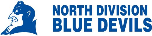 NORTH DIVISION HIGH SCHOOL Sideline Store BLUE DEVILS (MILWAUKEE, WISCONSIN) Spirit Apparel & Accessories Store